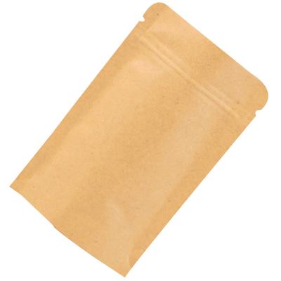 10x Resealable Zip Lock Paper Bag Foil Pouch Stand Up Heat Seal Food Storage Bag