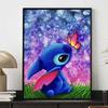 Disney Diamant Malerei Stich, verträumte Aquarell Illustration Wanddekoration Stickerei, Vollbohrer Kreuzstich DIY Geschenk Heimdekoration