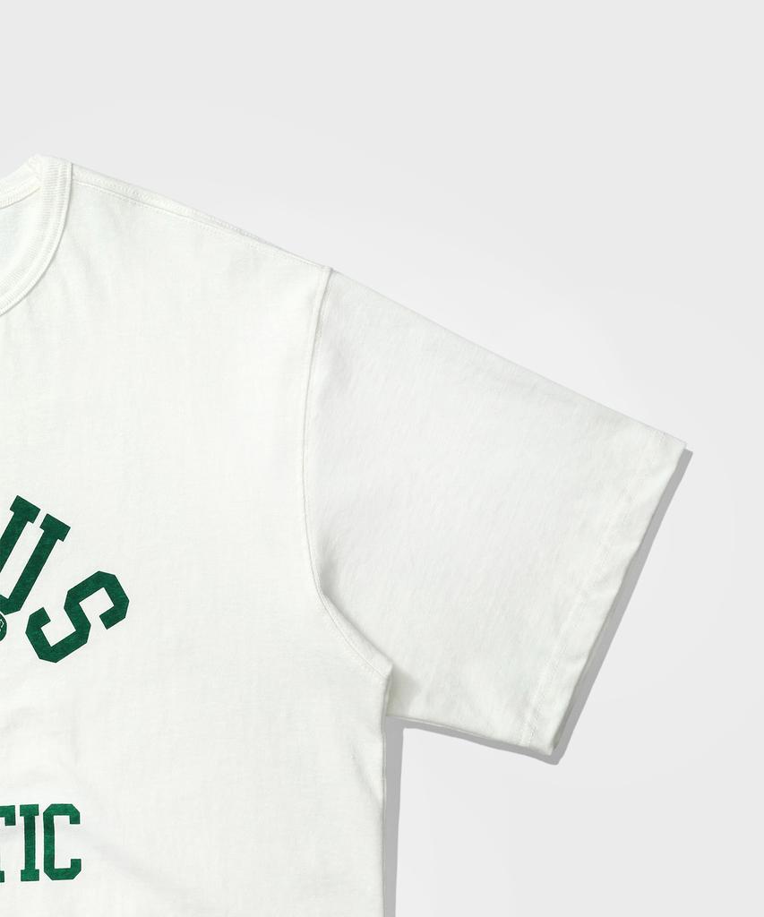 DISCUS ATHLETIC Heavyweight Center Logo T-Shirt Off-White