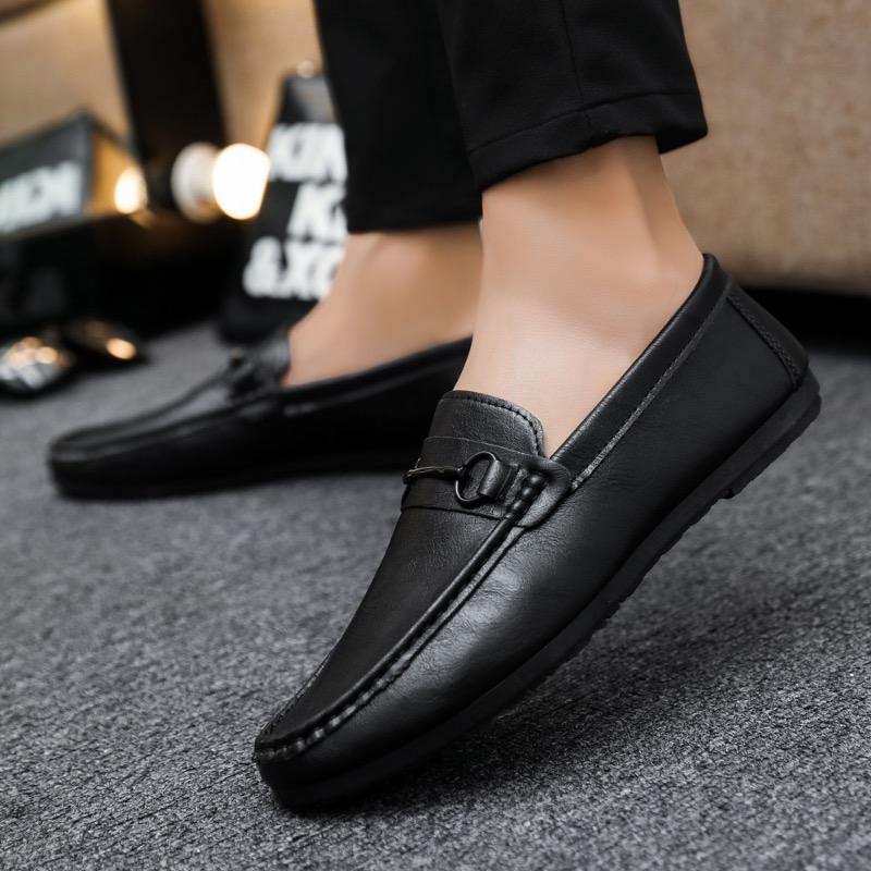 Fashion Men's Shoes 2026New Handmade Leather Shoes Moccasins Casual Driving Shoes for Men Classics Slip on Loafers Zapato Hombre