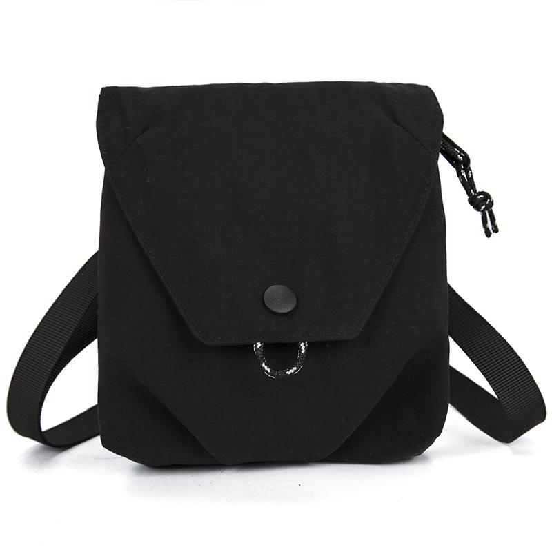 Japanese Style 2025 Casual Solid Color Mini Crossbody Phone Bag for Men and Women