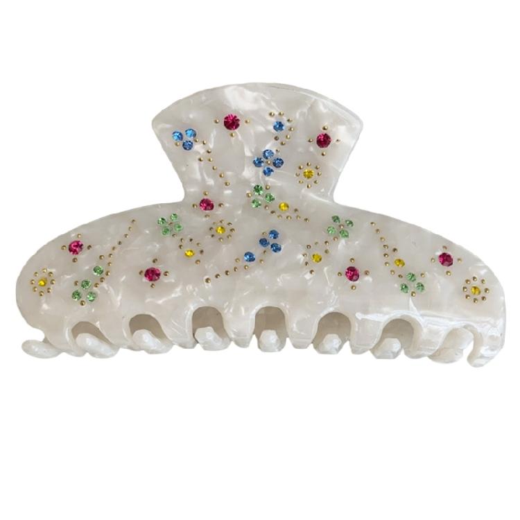 Banana Barrettes Claw Clip Rhinestones Hair Claws Women Hair Styling Accessories