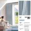 Elegant Double-Sided Cotton Linen Light-Blocking Curtains with Retro Design and Multiple Specifications