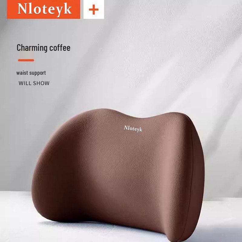 Car Memory Foam Neck & Lumbar Support Pillow Set: Ergonomic Headrest, All-Season Seat Back Cushion