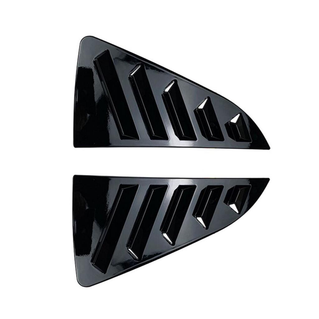 POLO Louver Rear Side Window Scoop Visor Cover Louvers Covers Accessories For Volkswagen Polo MK5 6R 6C 2011-2017