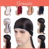 Bequeme Unisex-Satin-Bandana-Mütze Mit Atmungsaktivem Seidigem Durag Für Erwachsene