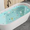 Blumenmuster Badewannen-Applikationen, Wasserdichte rutschfeste Badewannen-Aufkleber, Badewannen-Wandaufkleber, Badezimmer Toiletten-Dekorationsaufkleber