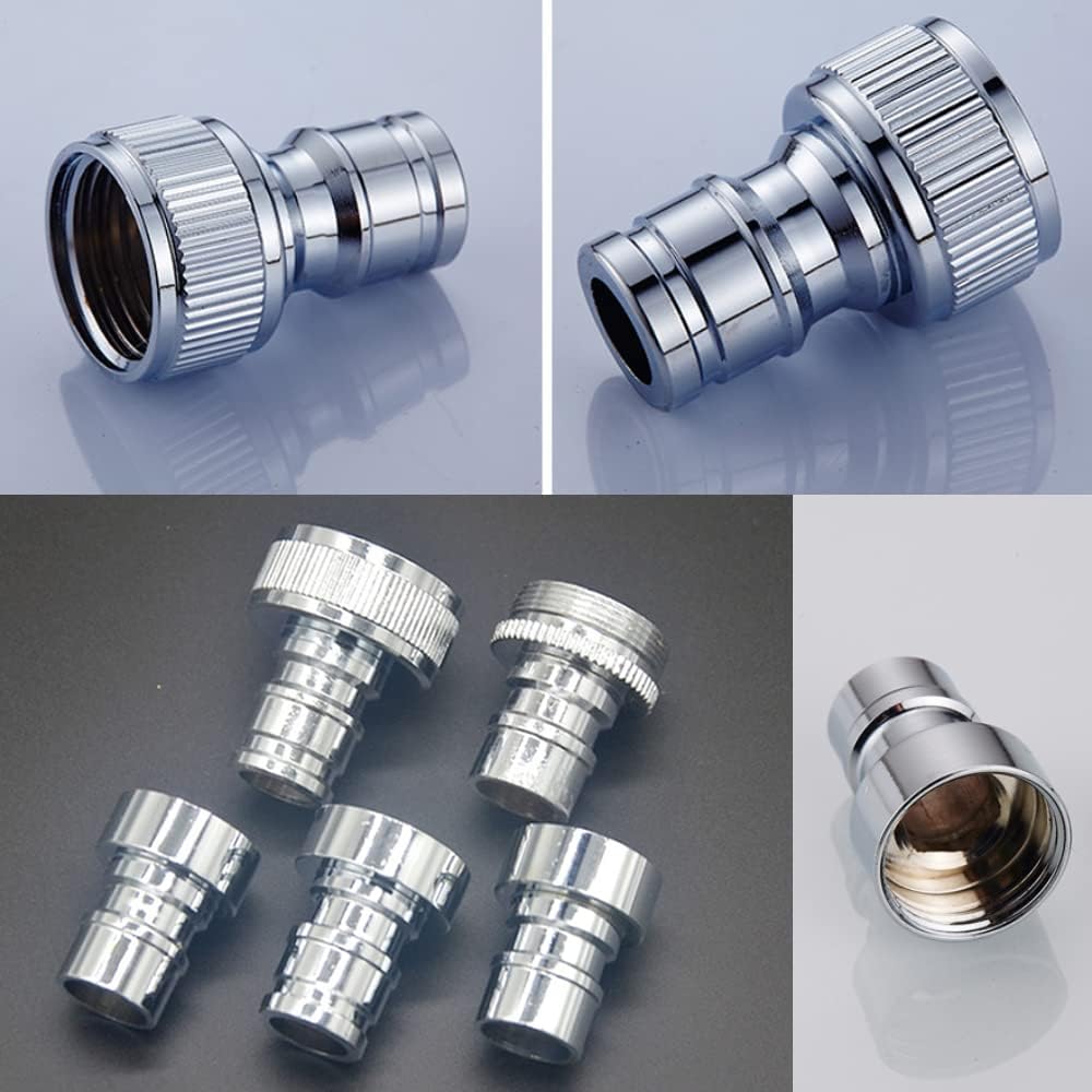 Faucet Quick Connector Adapter, Thead Connecting Faucet Aerator Adapter with Snap Quick Connector Fitting for Dishwasher Washing Machine (G3/4 Hose
