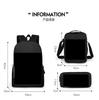 Backpack 17-Inch Student Schoolbag Set 3D Digital Printing Schoolbag To Make