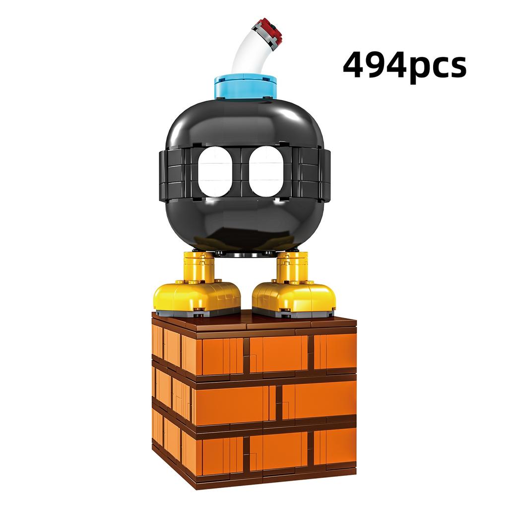 Non-Toxic Bombman Moc Building Blocks Model Creative Technical Assembly Bricks Stem Toys Adults Kids Diy Challenge Holiday Birthday Gift