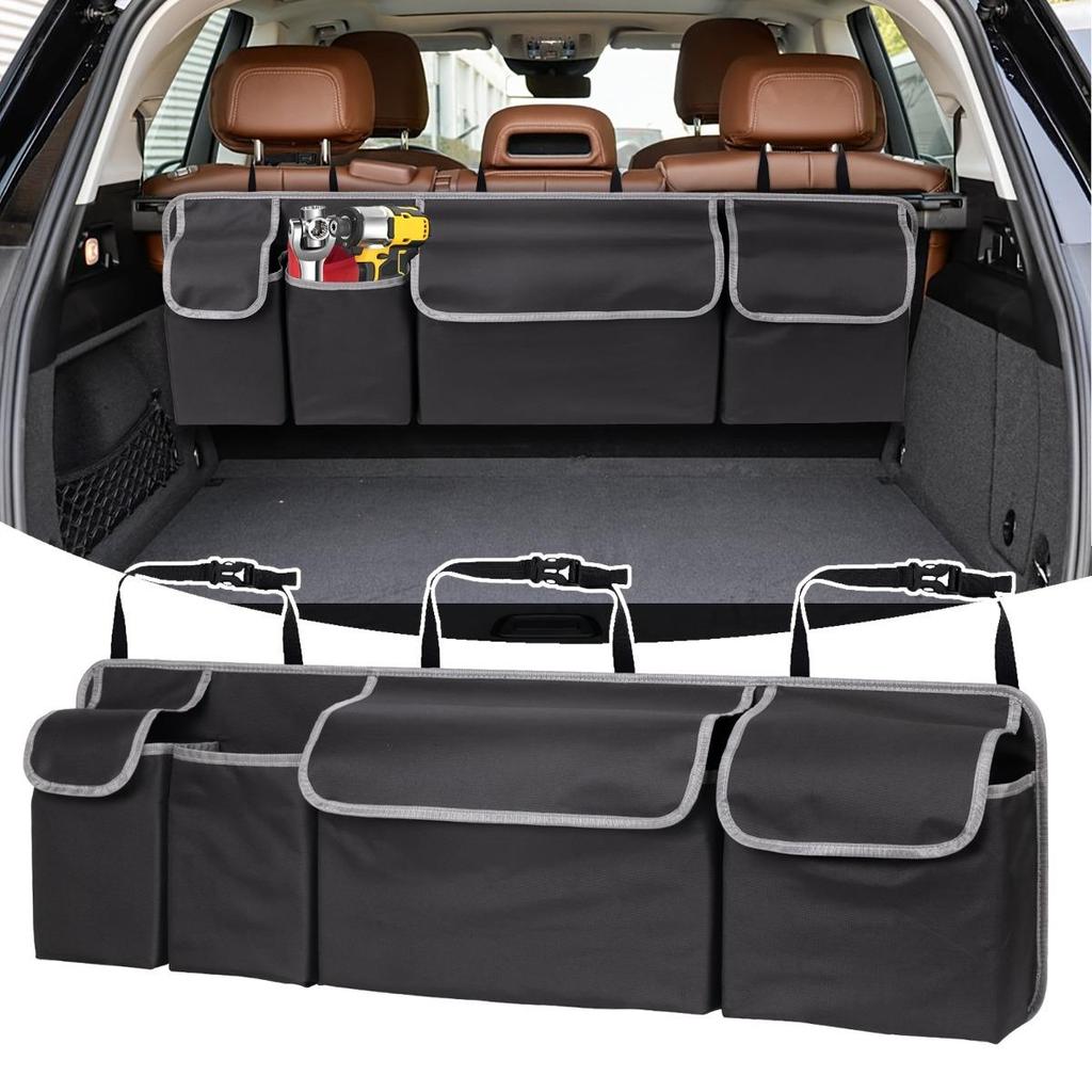 General Motors Car Seat Back Storage Bag Large Capacity 600D Oxford Fabric Multi-Pocket