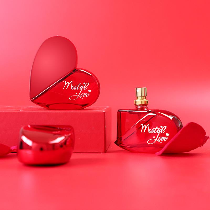 D'xiang'er Heart-Shaped Women's Perfume - Long-Lasting Light Fragrance, Ideal for Qixi Valentine's Day Gifts.