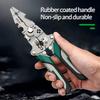 Multi-function Foldable Wire Stripper Pulley Design Electrician Wire Splitter Wire Winding Pliers Crimping Pliers Hand Tool