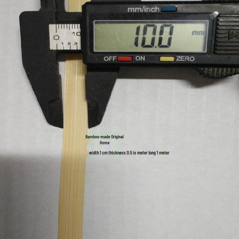 Yellow Skin Polished Bamboo Strips: Handmade Weaving Material for Crafts, Model Kites, and Decorations.