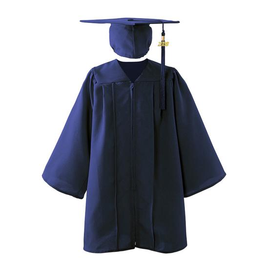 Kindergarten Abschlusskappe und Talar Set Unisex Glückwunsch Absolvent Outfit mit 2026 Quastenanhängern für Vorschule Kindergarten