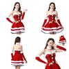 Festive Red Santa Dress Costume For Ladies Soft And Stretchy