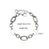 Diy Jewelry Accessories Stainless Steel Oval O-Chain 8-Character Chain Cross Chain Bracelet Necklace Titanium Steel Finished Chain