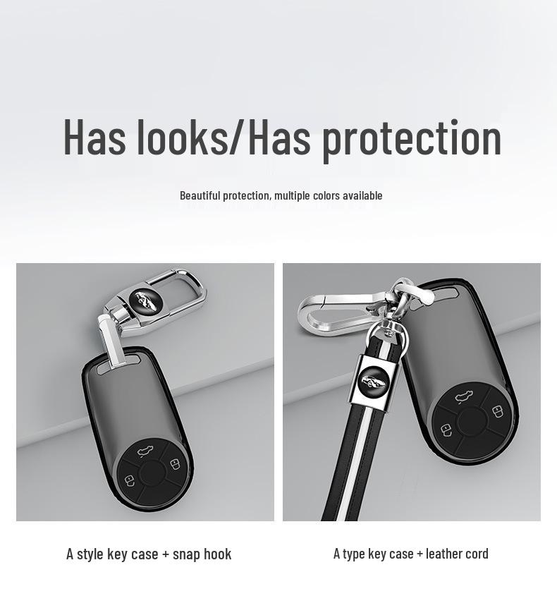 Transparent Key Case for ORA Good Cat, Ballet Cat, Black Cat, White Cat, Wild Cat, and Great Wall Cars