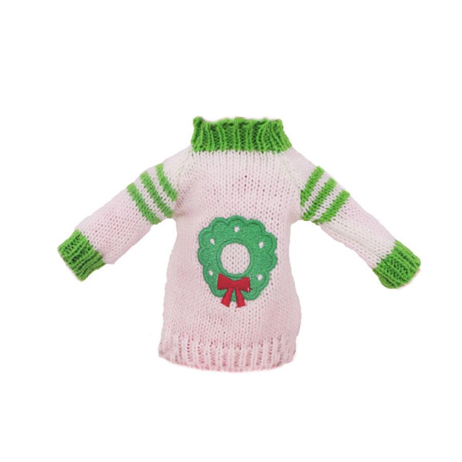 Svetr s kapucí Zimní top Ručně pletené Oblečení pro panenky Pro miminka Doplňky, 30cm BJD 11.5palcové panenky Blythes Vánoční dárky