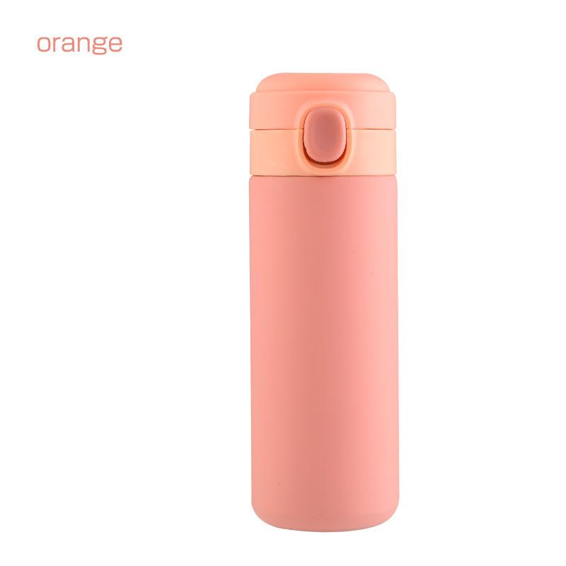 Multi-purpose Portable Thermos Cup 400ml Vacuum Flasks Portable Stainless Steel Thermos Cup Water Bottle Travel Tea Mug Office Thermos Cup