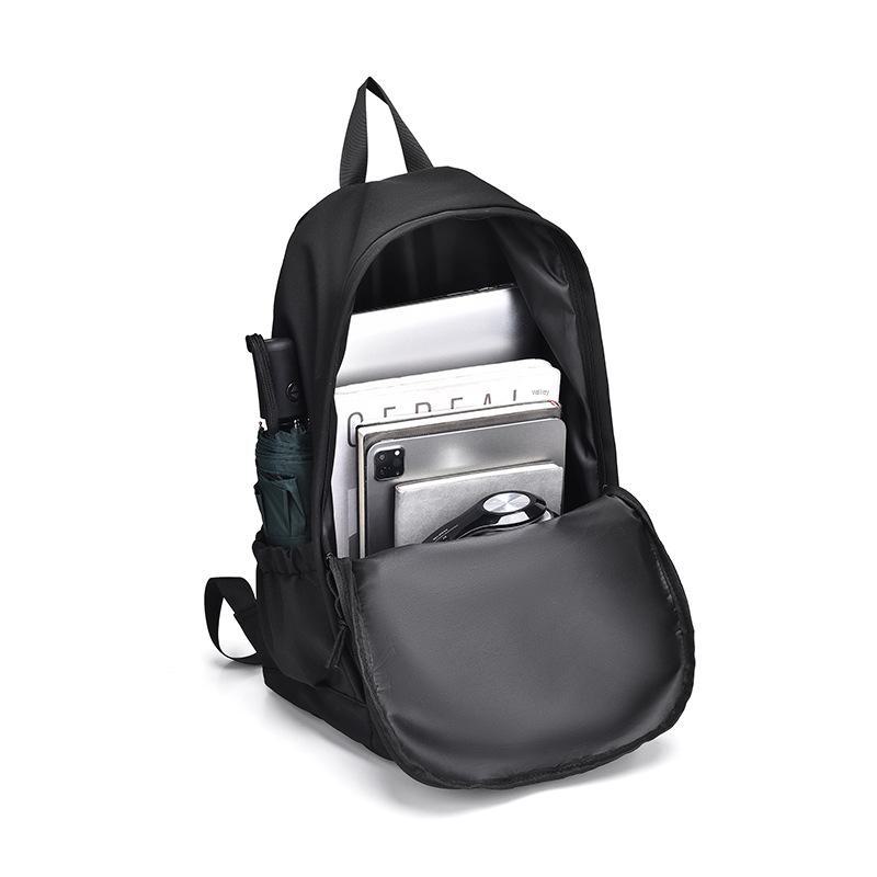 Men's Lightweight, Large-Capacity Backpack: Perfect for Students and Business, with Simple Storage for Laptops.