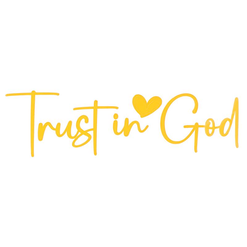Trust In God Mirror Decal, Car Decals For Women, Faith Mirror Decal, Cute Vinyl Decal, Christian Car Mirror Decal, Religious Car