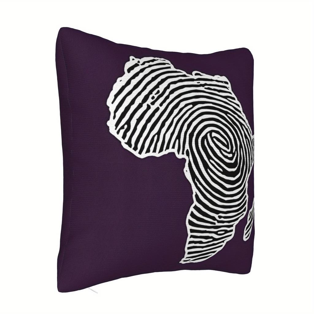 1Pc African Fingerprint Bedroom Soft Machine Washable Decorative Cushion Covers Without Pillow Cores