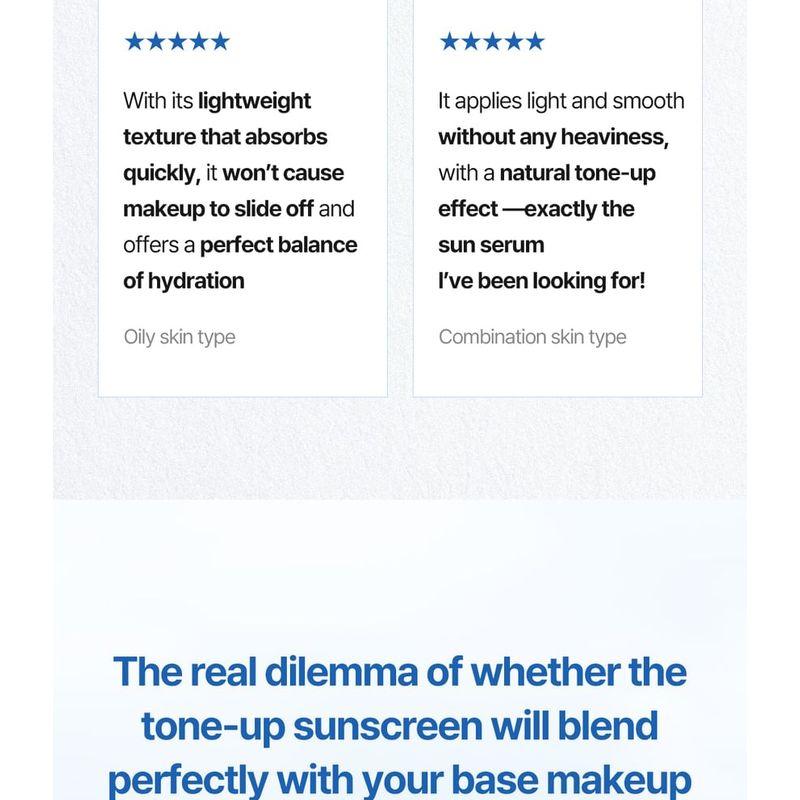 COSNORI - Airy Tone-up Sun Serum