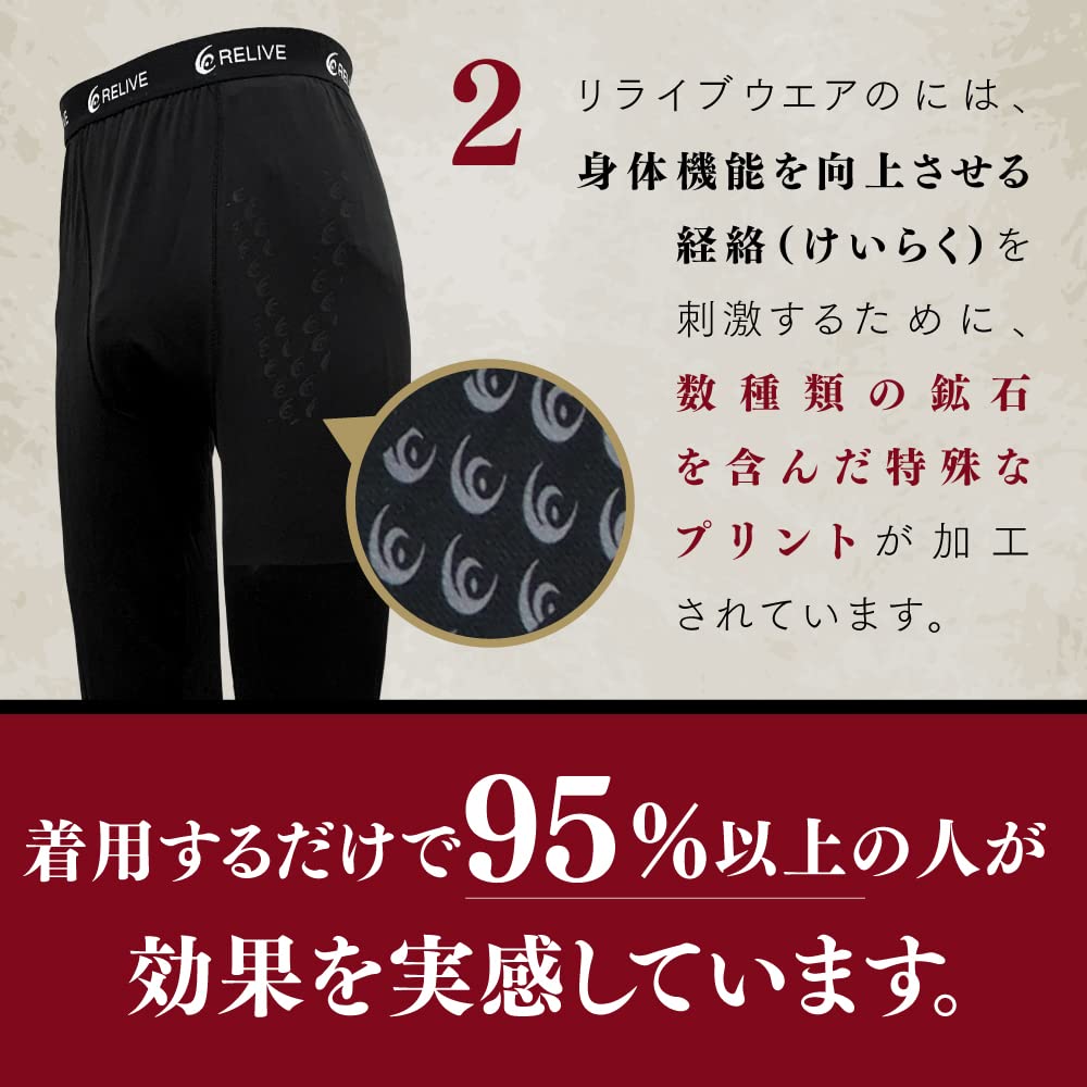 Relive Spats Power Spats Body Patented Spats Leggings Tights Sports for Women Women's [Lower Strengthening] (M)