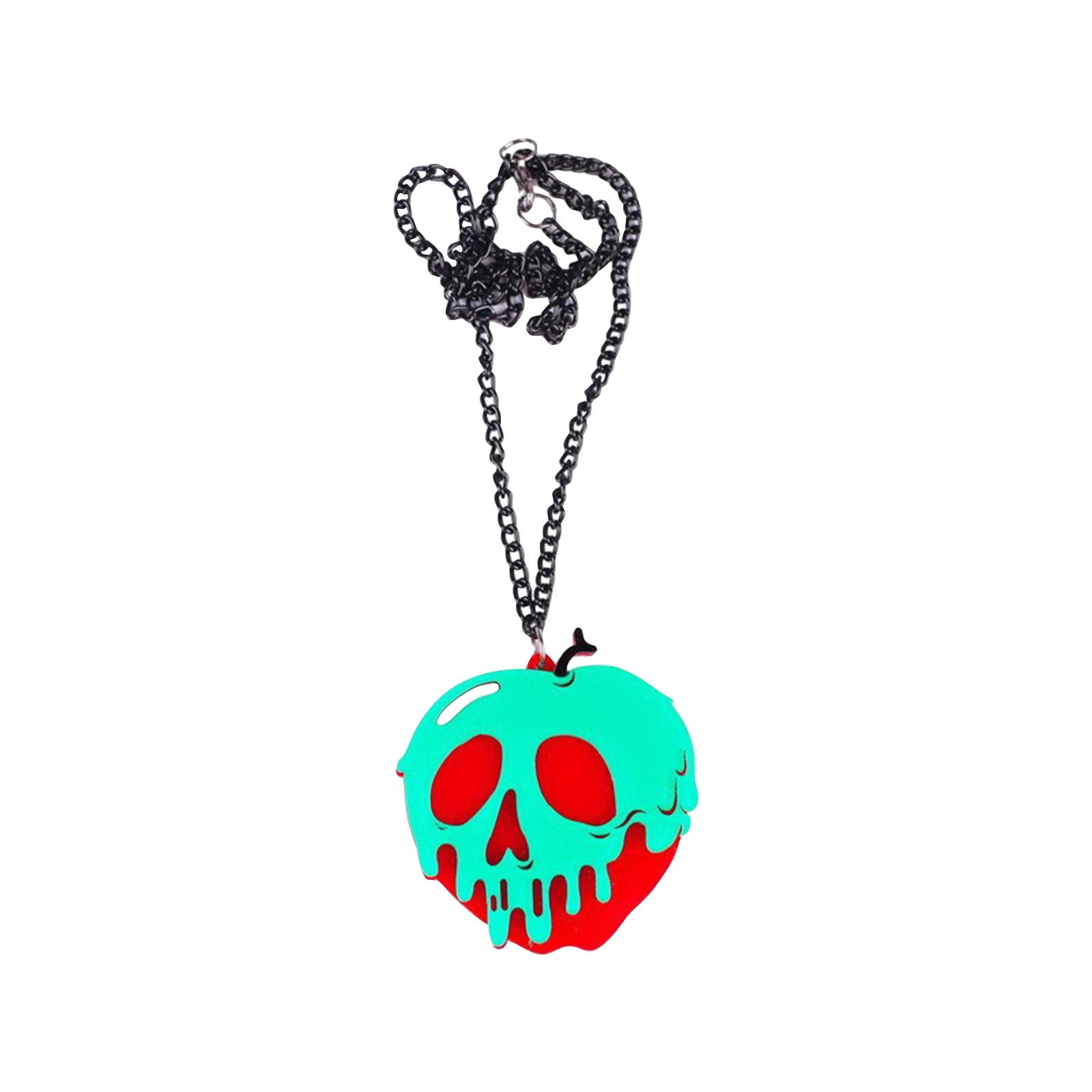 

Poison Necklace, Movie Inspired Evil Necklace For Women, Devil Jewelry Cosplay For Halloween Costume, Snow Merch Accessories Gifts One Size