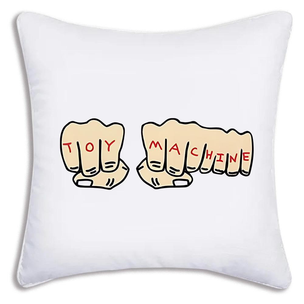 Skateboard Toys M-Machine Pillow Covers Cartoon Sofa Decorative Home Double-sided Printing Short Plush Cute Cushion Cover