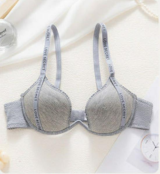 Damen Kleinbrust Push-Up Cartoon-BH: Kabellos, Anti-Erschlaffung, Seitenstütze, Modischer Träger