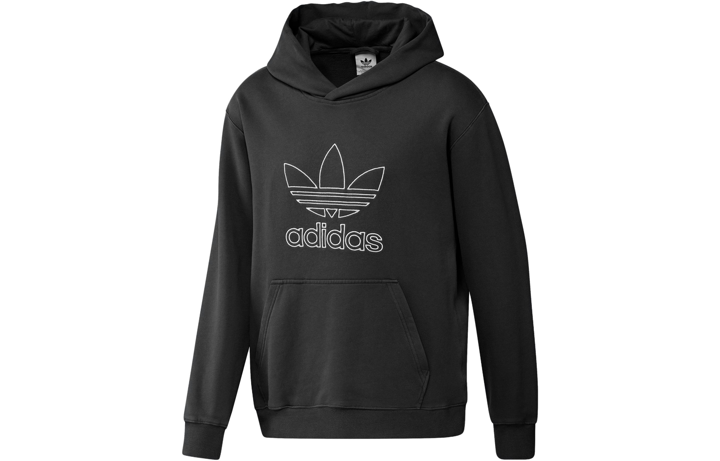 Adidas Originals logo-embroidered hoodie IU2373 L
