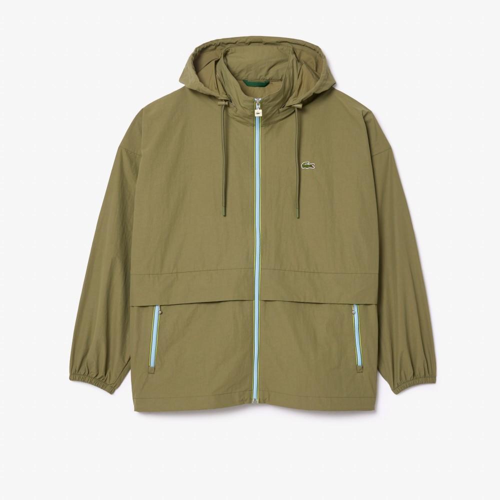[lacoste] Men's Front Panel Cut Windbreaker BH7164-54NBMY