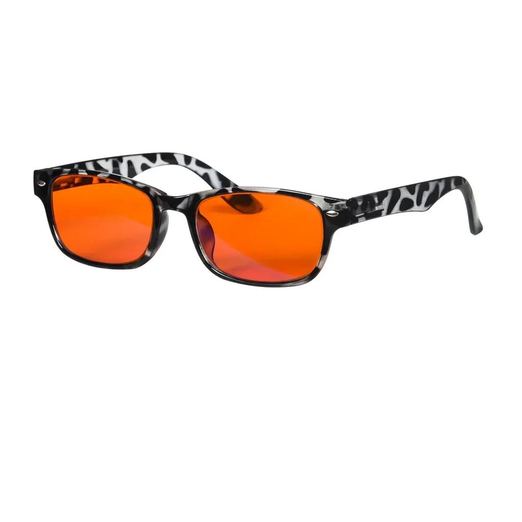 Shinu Red Orange Lens Blue Light Glasses Night Vision Driving Glasses Anti-Eye Fatigue Ideal For Screen Use Computer Reading