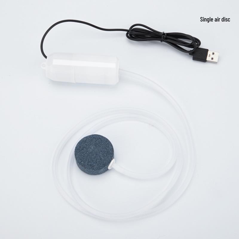 USB Rechargeable Portable Fish Tank Oxygen Pump for Outdoor Fishing and Aquarium Use