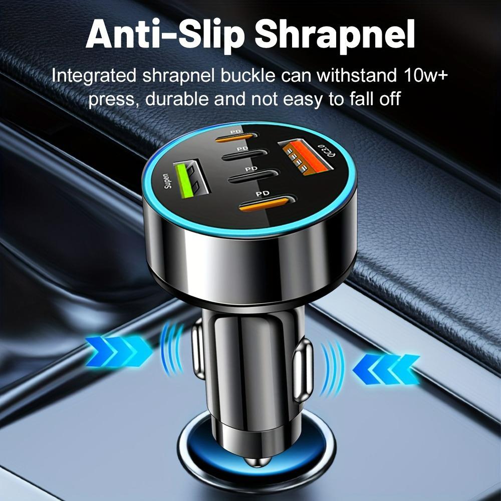 Multi Port PD QC3.0 USB C Car Charger Super Fast Charging For iPhone 15 Max Samsung Xiaomi Type C Universal for All Car Models