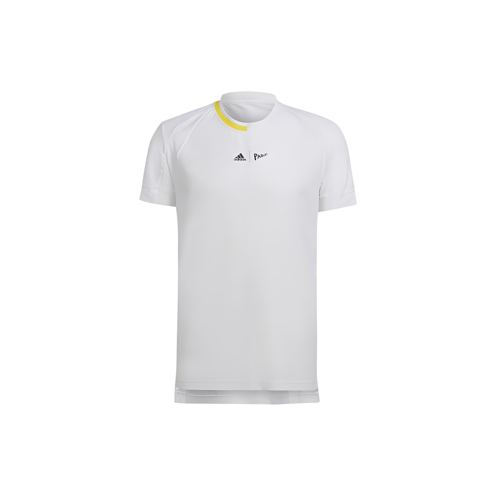 Men s adidas Colorblock Logo Printing Short Sleeve White T-Shirt HC8541 L
