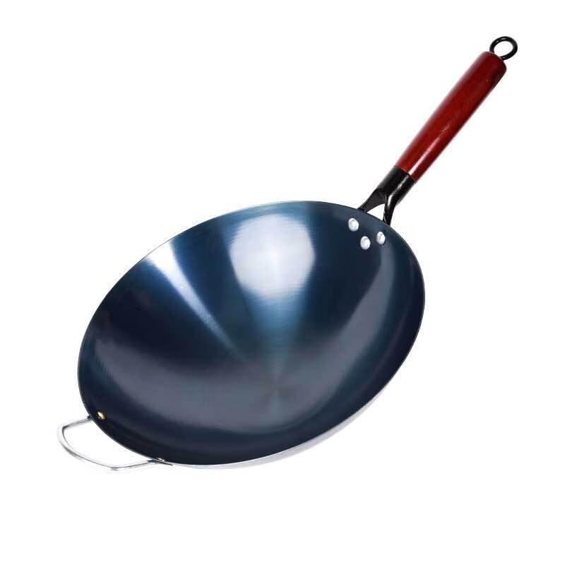 Ba'erde Wrought Iron Round-Bottom Wok