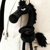 Pferd Puppe Plüsch Schlüsselanhänger Weicher Samt 3D Stofftier Anhänger Rucksack Handtasche Schlüssel Spind Dekoration