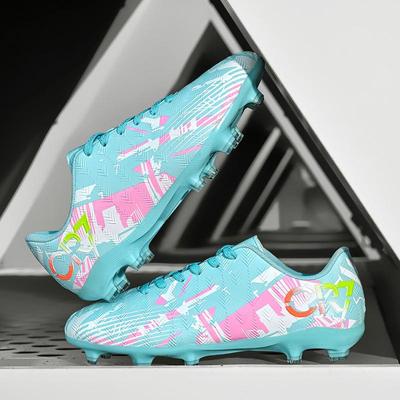 Kids' Non-Slip Football Shoes - Durable Long/Turf Studs, Low-Top for Boys & Girls In Primary School