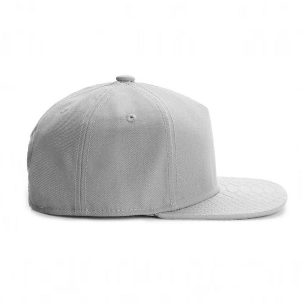 Pure Color Hip-Hop Hat Adjustable Snapback Hat Casual Visor Hat  Unisex