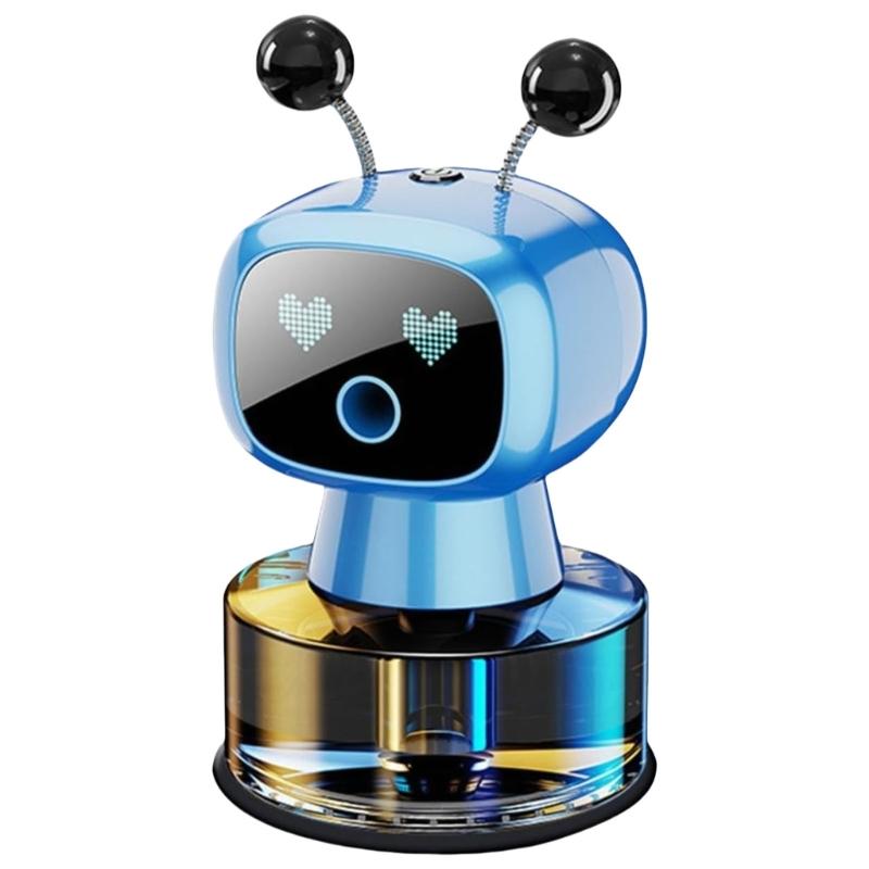 Portable Robot Car Air Freshener with Adjustment fragrances  Intensity Innovative Car Decors Air Purifier Fashionable