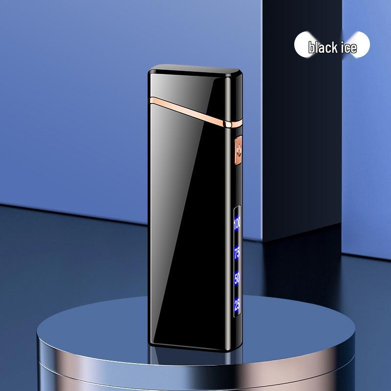 Smart Windproof Type-C Rechargeable Lighter with Dual Arc & Display