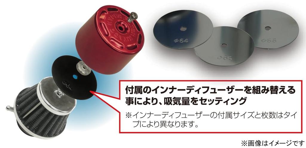 KITACO Hyper Filter Black Universal with genuine (90° Elbow/35) Anodized, (Compatible carburetor) 515-7000210