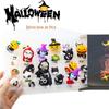 Adventní kalendář pro panenky Halloween obsahuje 24 dárků, adventní kalendář s hororovými postavami Halloween, odpočítávací kalendář Halloween s hračkami s překvapením