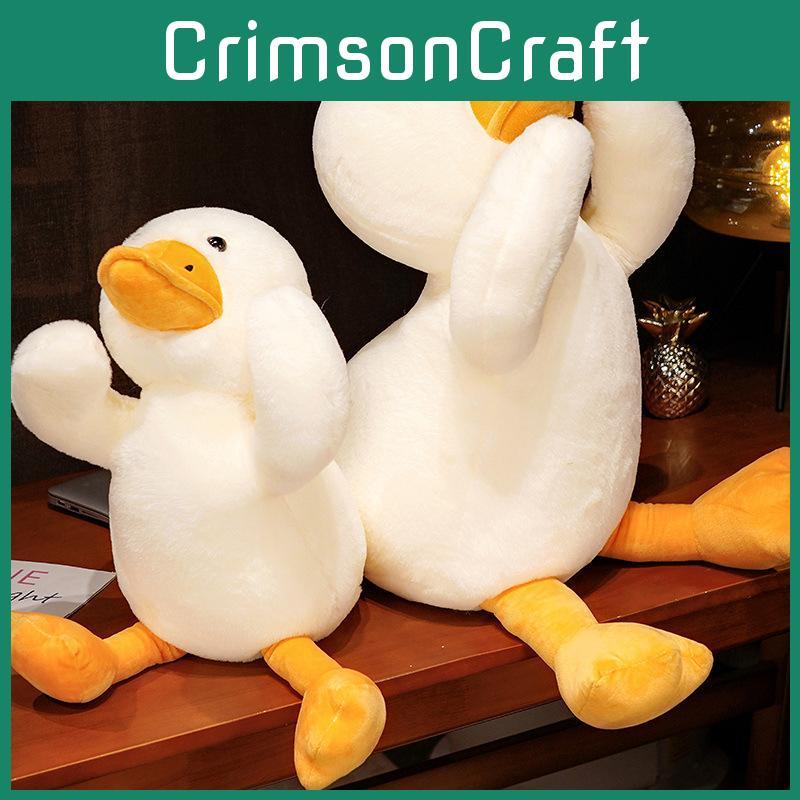Duck Lying Plush Toy Cartoon Animal Stuffed Doll Decoration Kids Gift Birthday