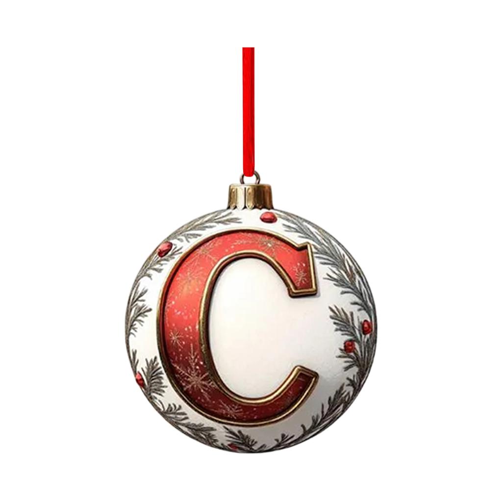 2D Christmas Decoration Pendant Christmas Tree Tag Theme Party Crafts Ornament