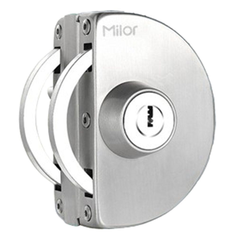 13-18mm Glass Display Cabinet Locks No Need Drilling Room Door Locks Office Glass Door Lock Home