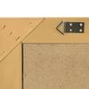 Specchio da Parete Stile Barocco 50 x 80 cm Oro